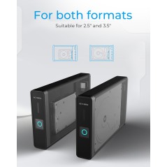 ICY BOX External Storage Enclosure USB 3.2 Gen 2 SATA 6Gb/s - Fast, Reliable & Convenient Data Solution (4250078170556)